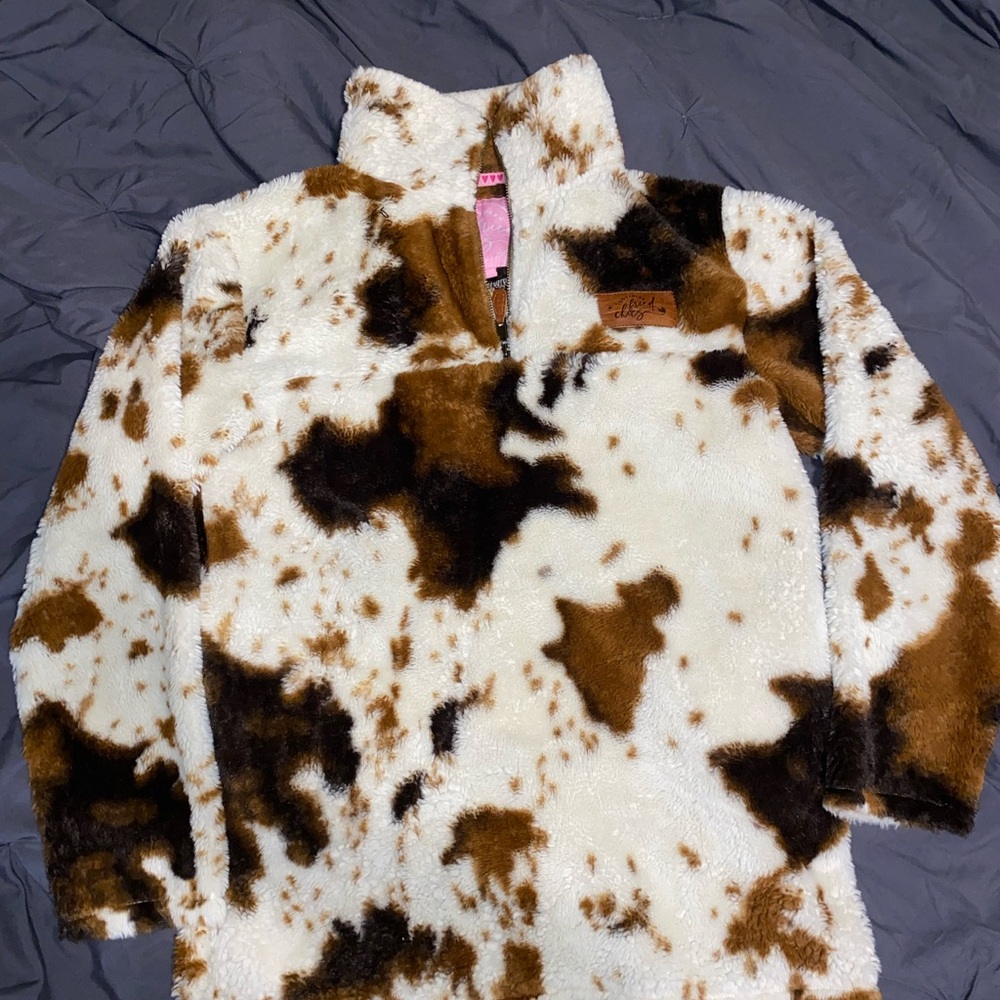 Moovin on cowprint Sherpa